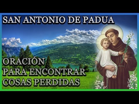 Oración a San Antonio de Padua para encontrar objetos perdidos